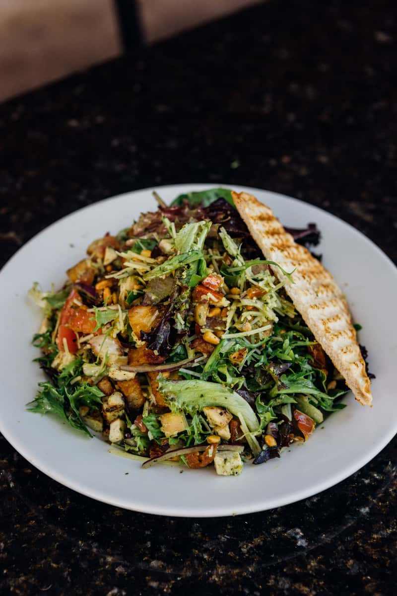 chicken pesto salad