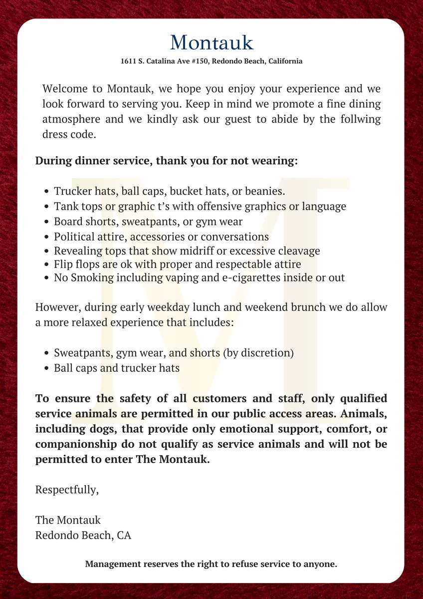 dress code