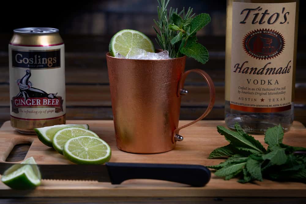 mule with titos vodka
