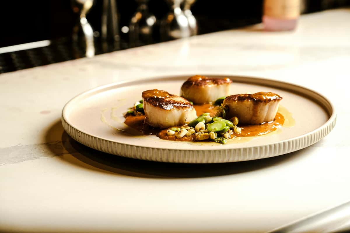 scallop dish