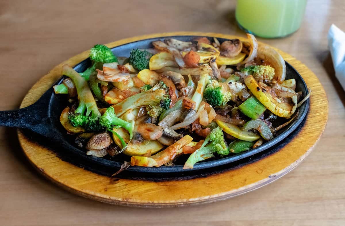 veggie fajitas