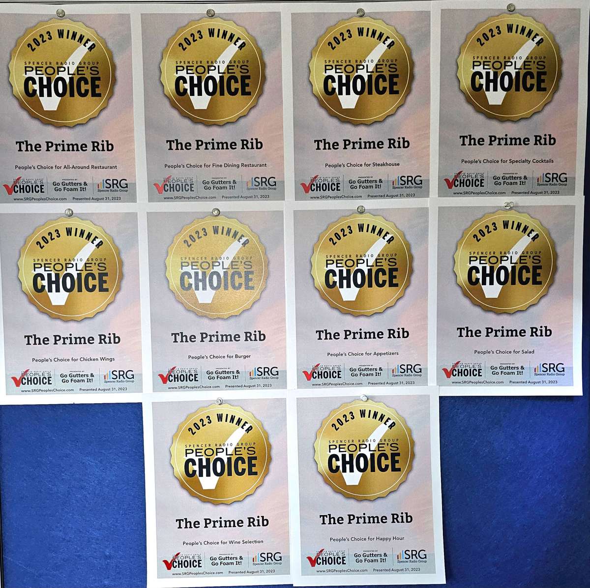 2023 Choice Award Grid