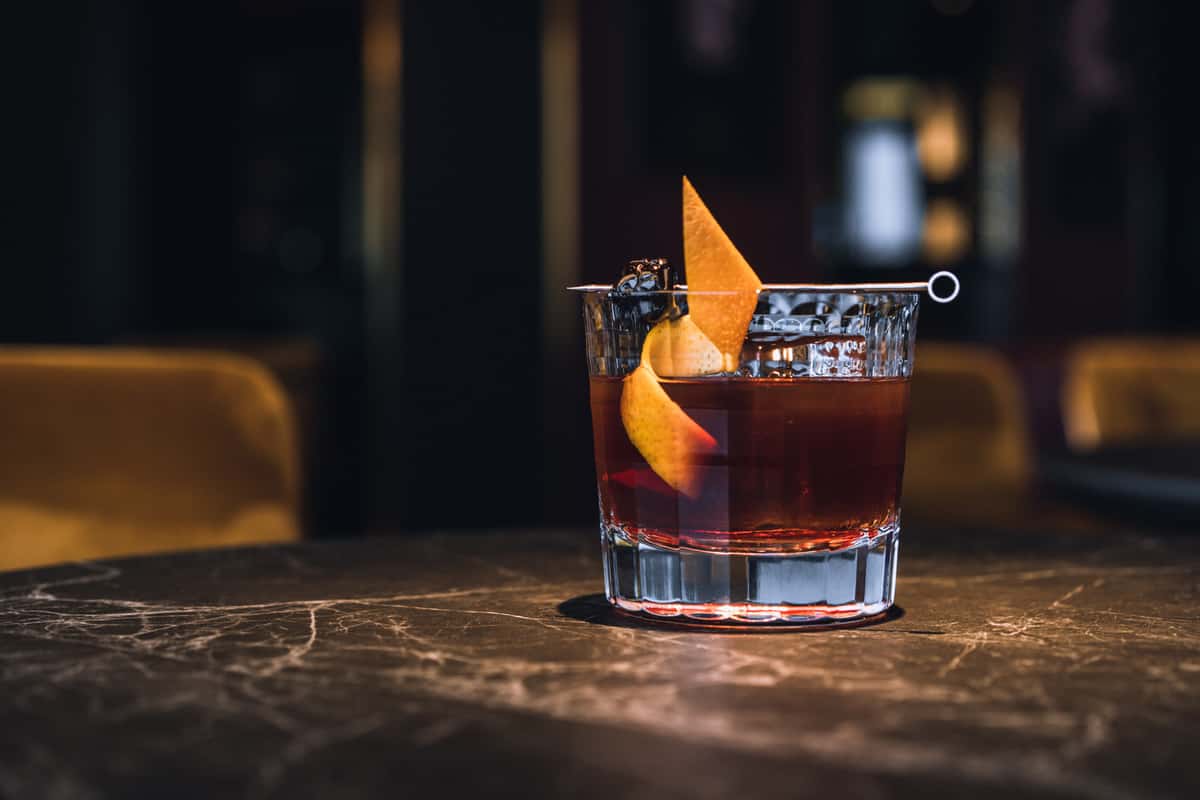 old fashioned drink