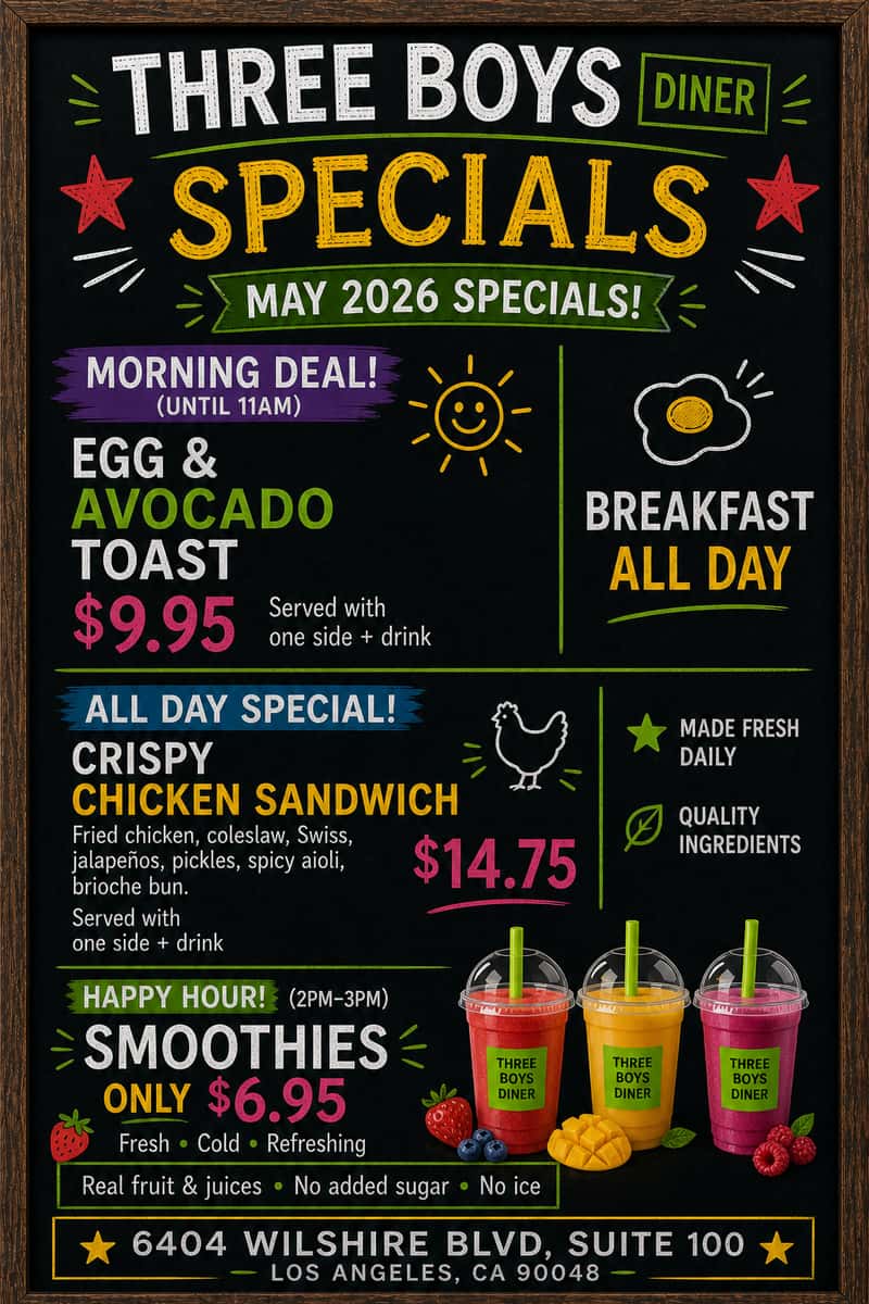 May 2026 Specials