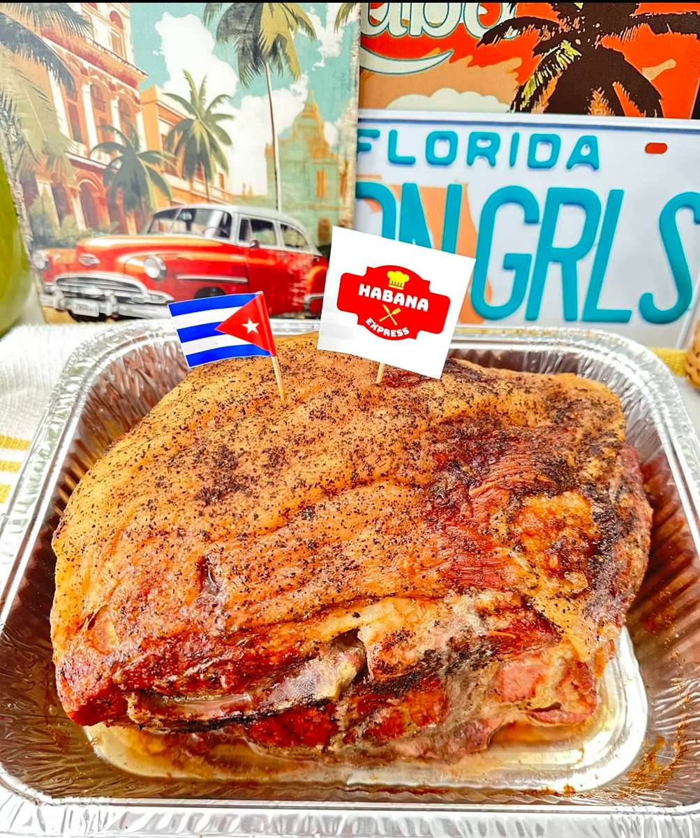 Whole Pork shoulder Roasted
