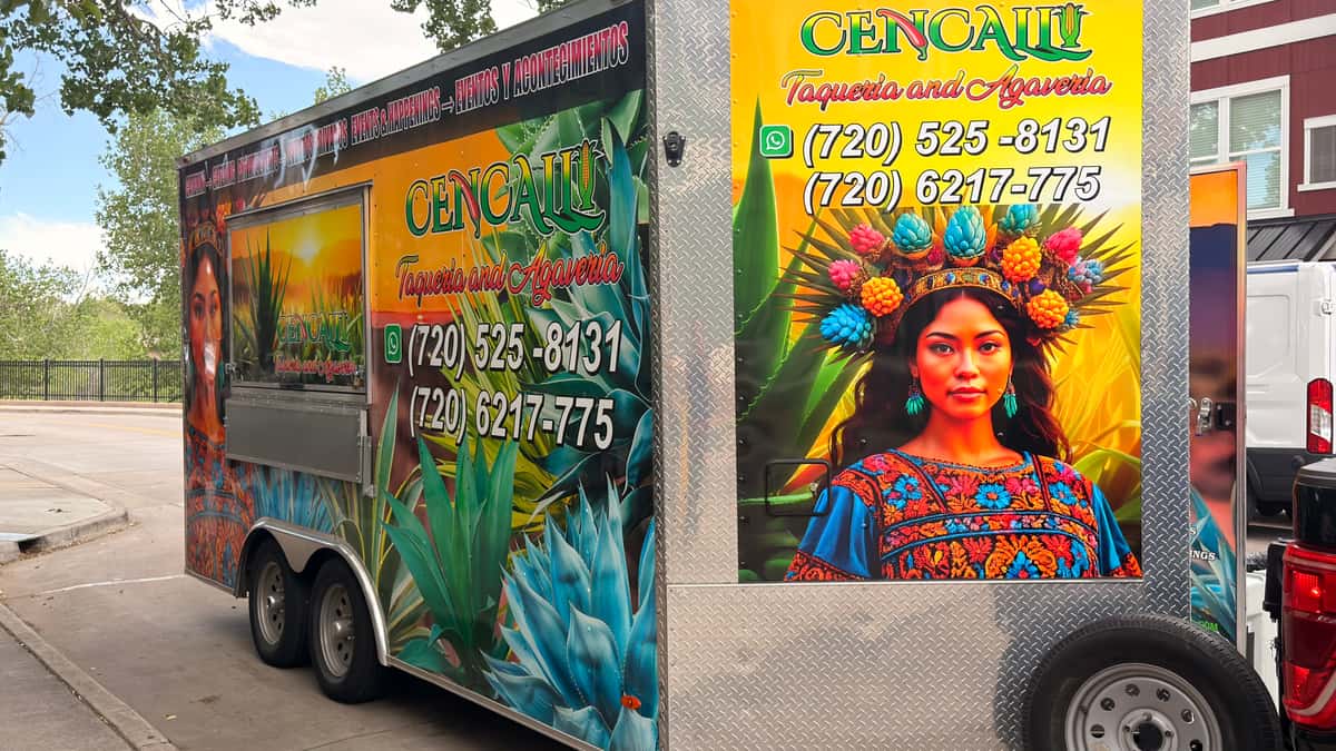 Food truck side