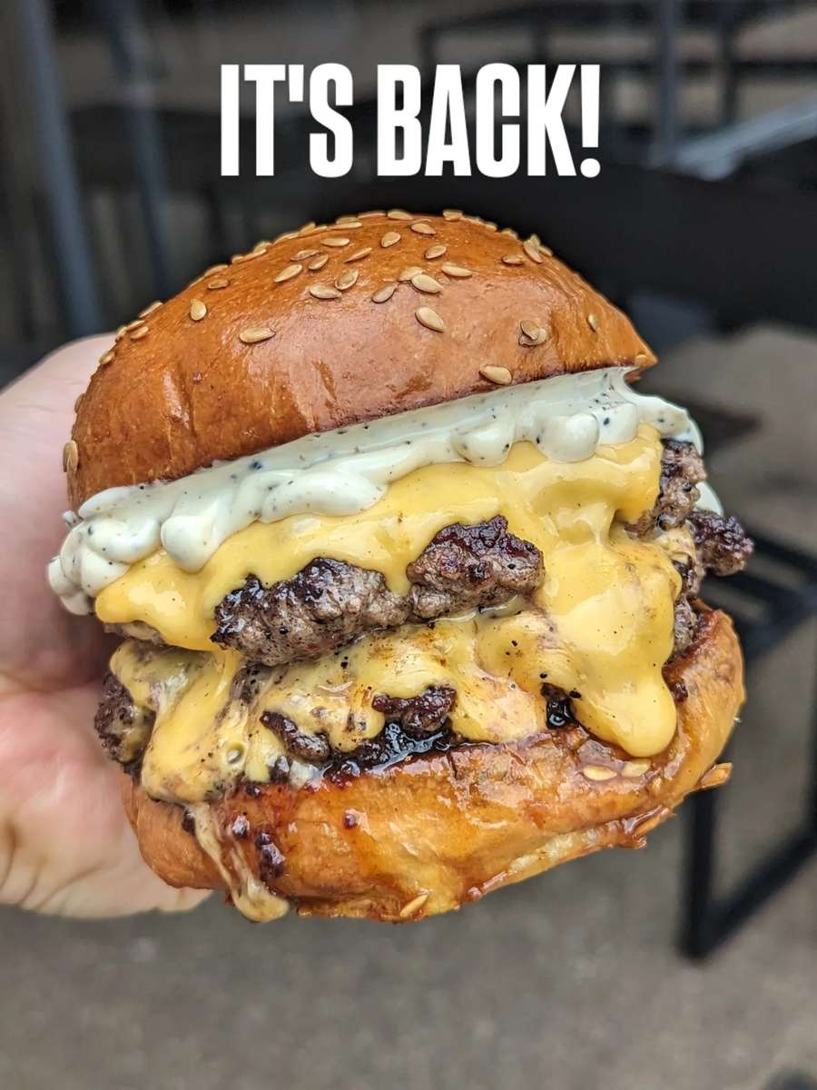 Bacon & onion jam and truffle mayo - Everyday We're Trufflin