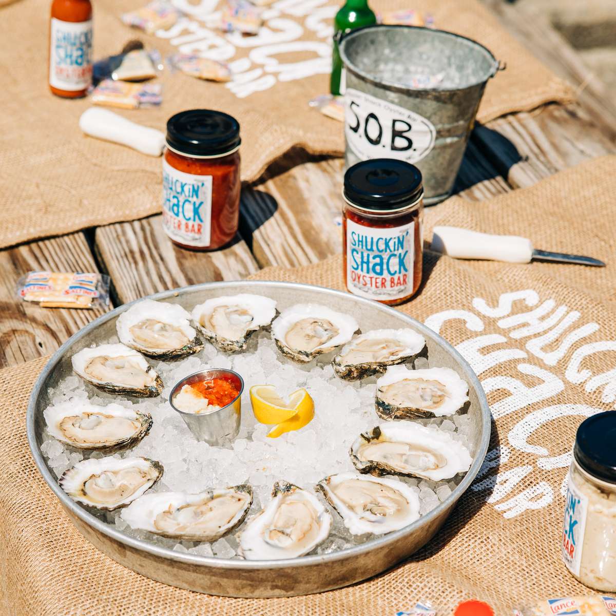 Dozen Raw Half-Shells Oysters
