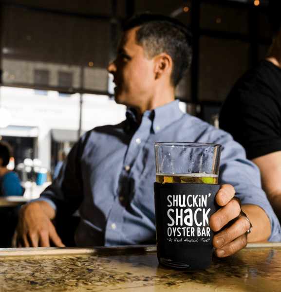 Shuckin' Shack Beer Koozie