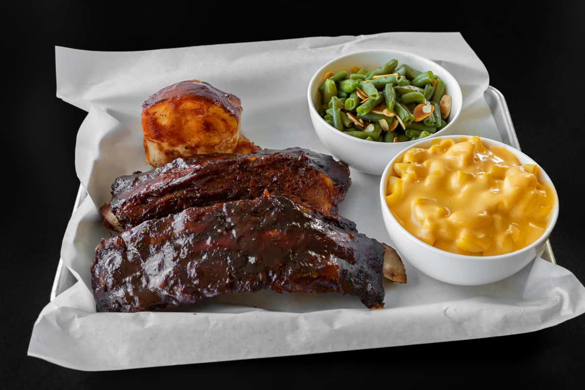 Ribs and chicken