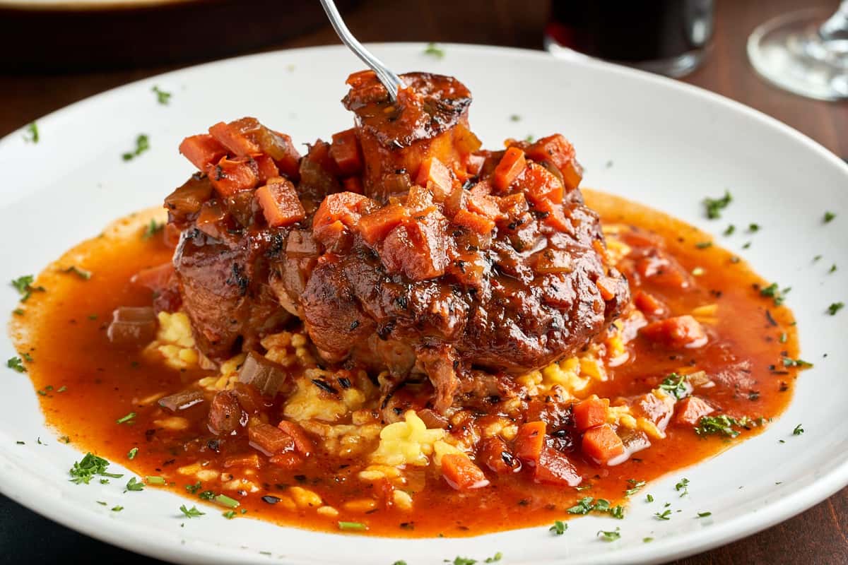 Osso Buco Dinner Menu La LOcanda Ristorante Italiano Italian