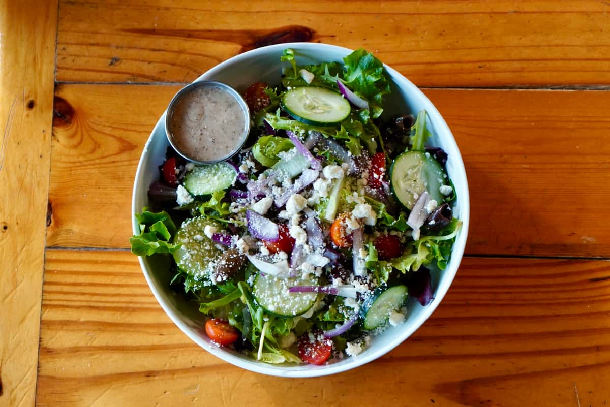 Greek Salad - Bohemian Bull - American Restaurant