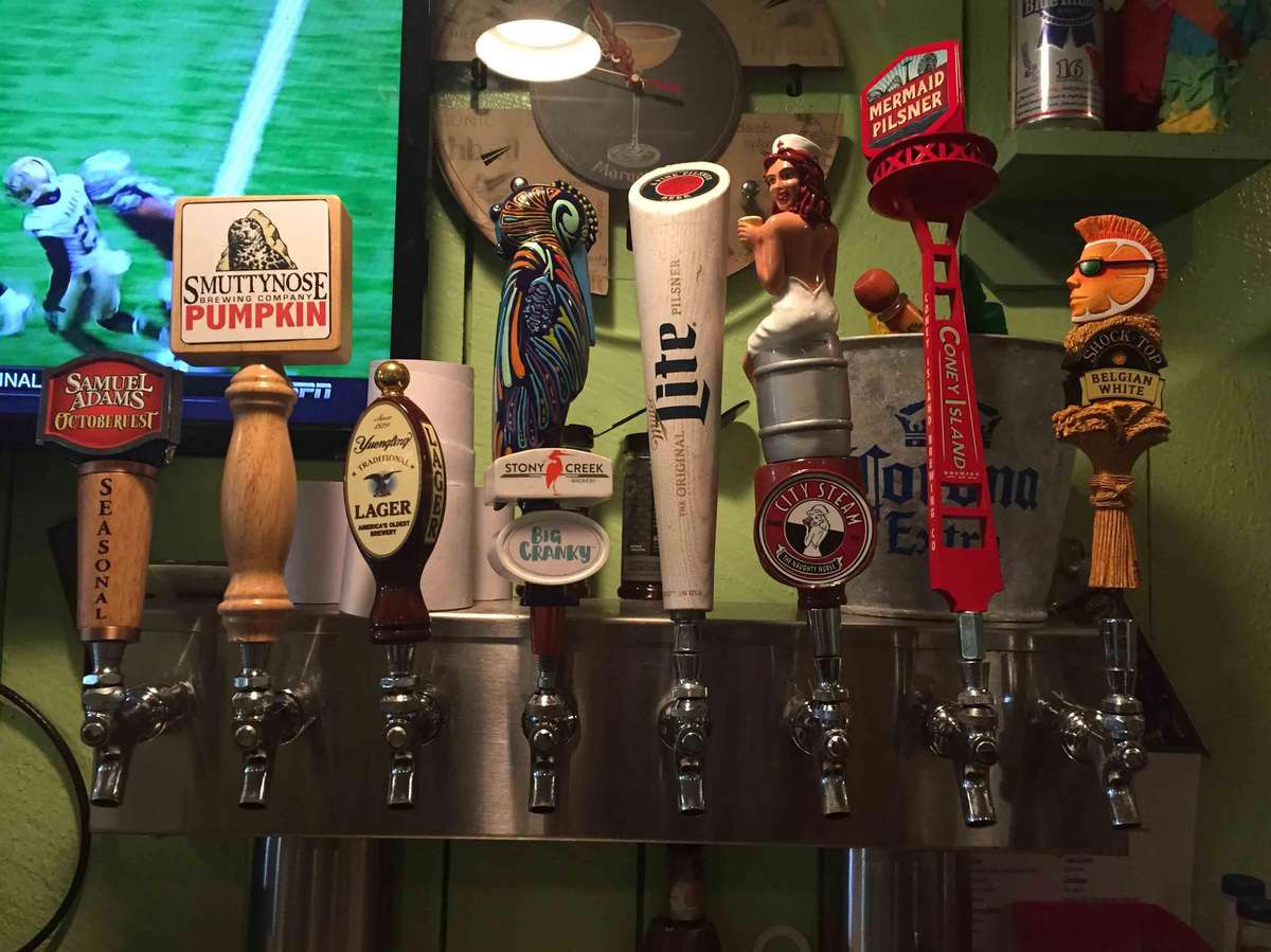 Beer on tap