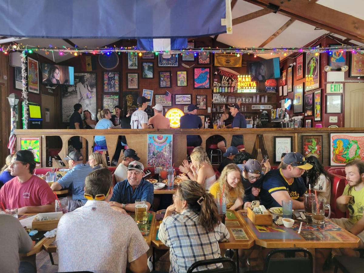 Interior with customers