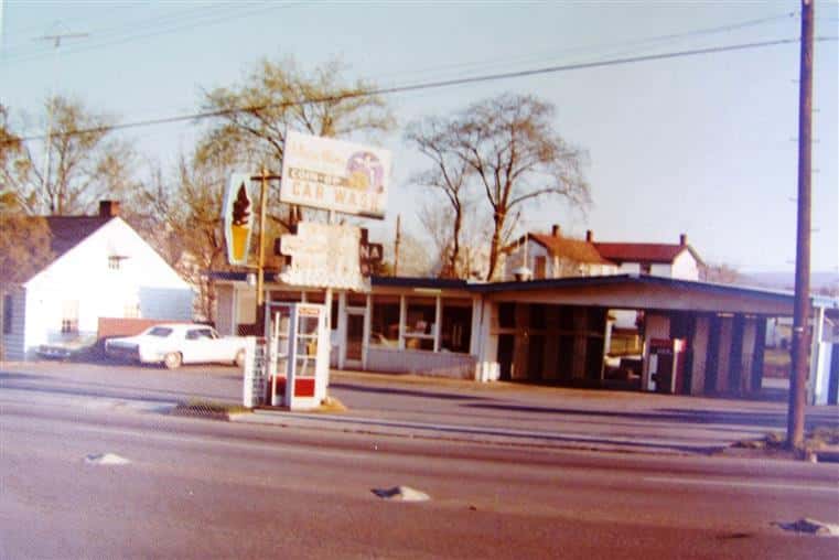 Melting Pot Pizza Store Front With Sign 1975