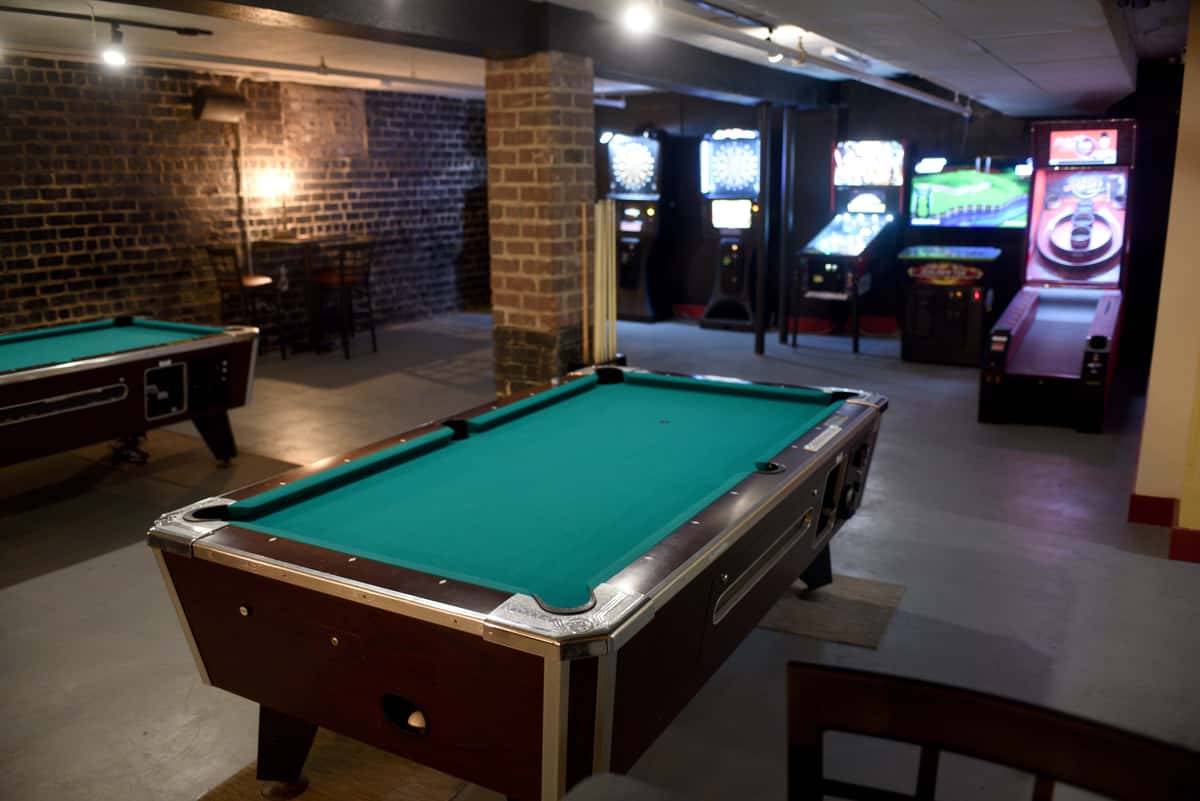 basement pool tables