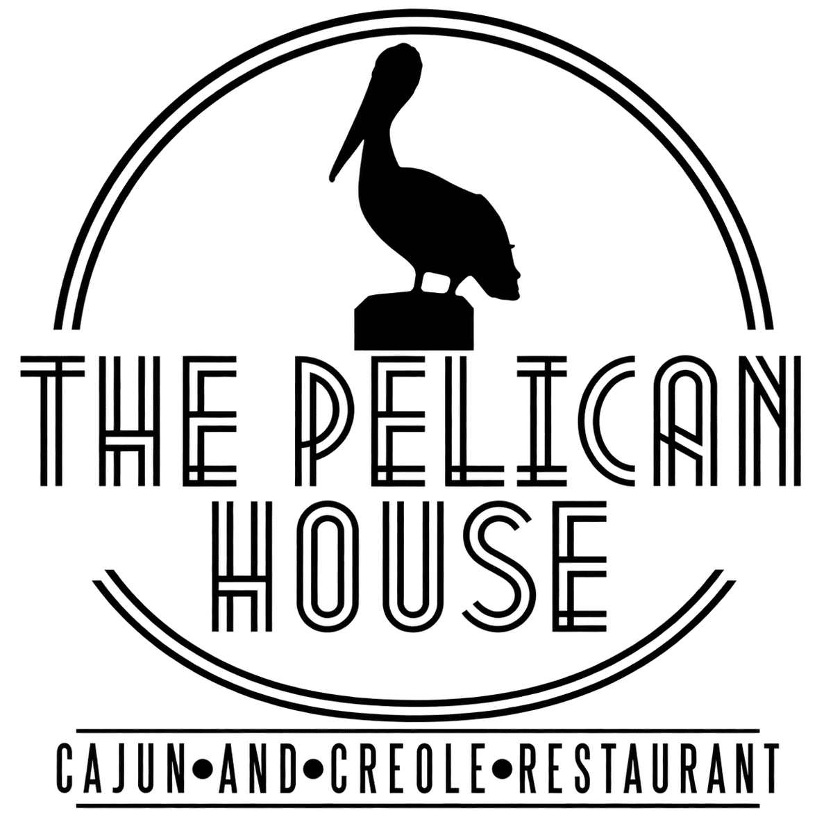 The Pelican House Restaurant Transparent Logo