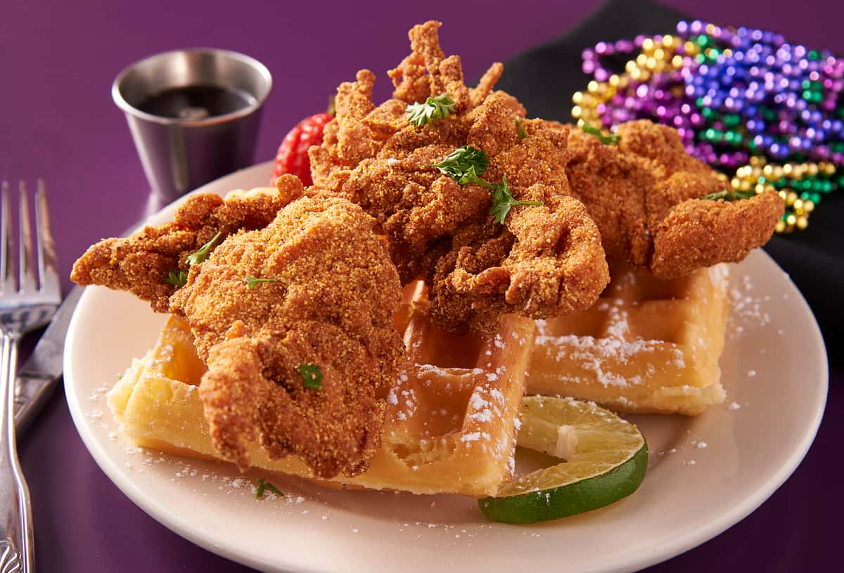 waffle & chicken