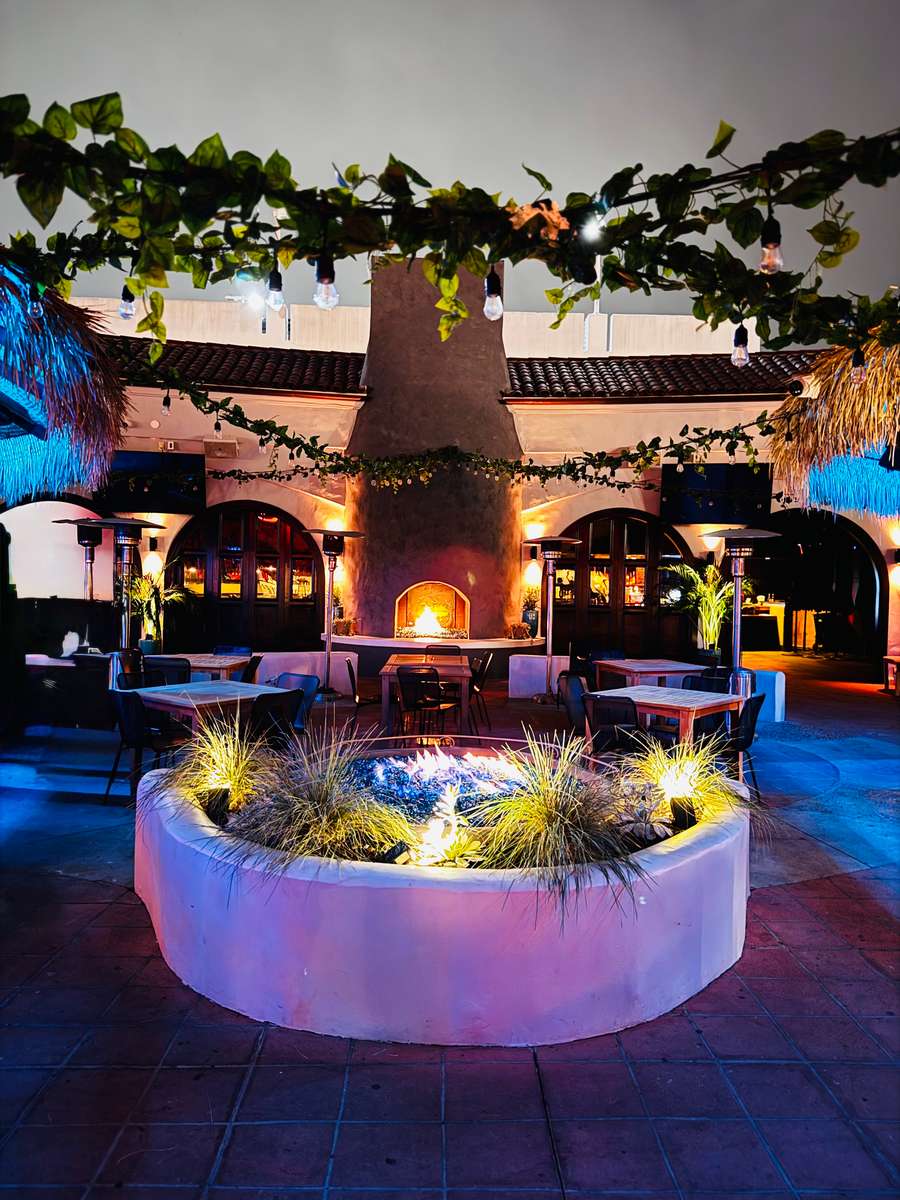 Patio at Night