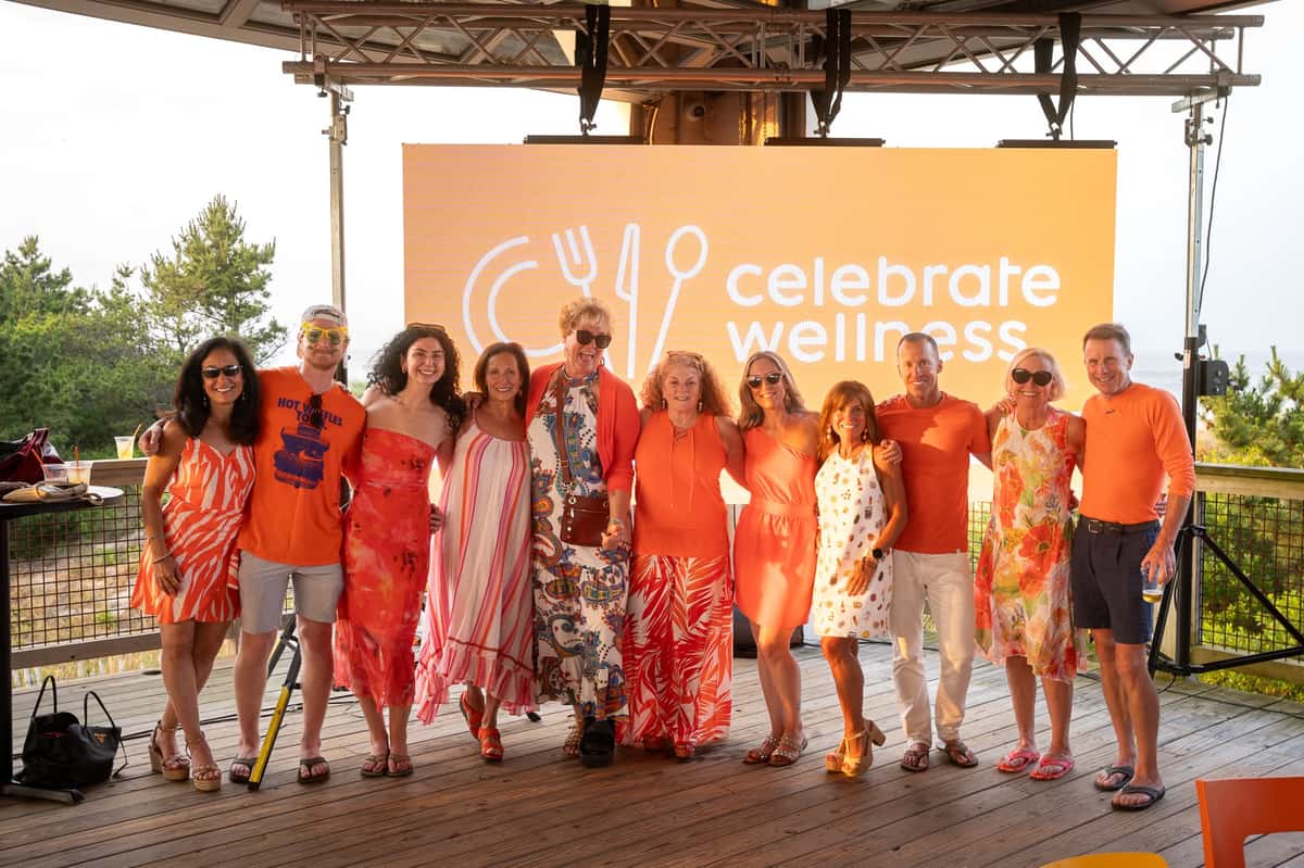Orange Party fundraiser event for Celebrate Wellness