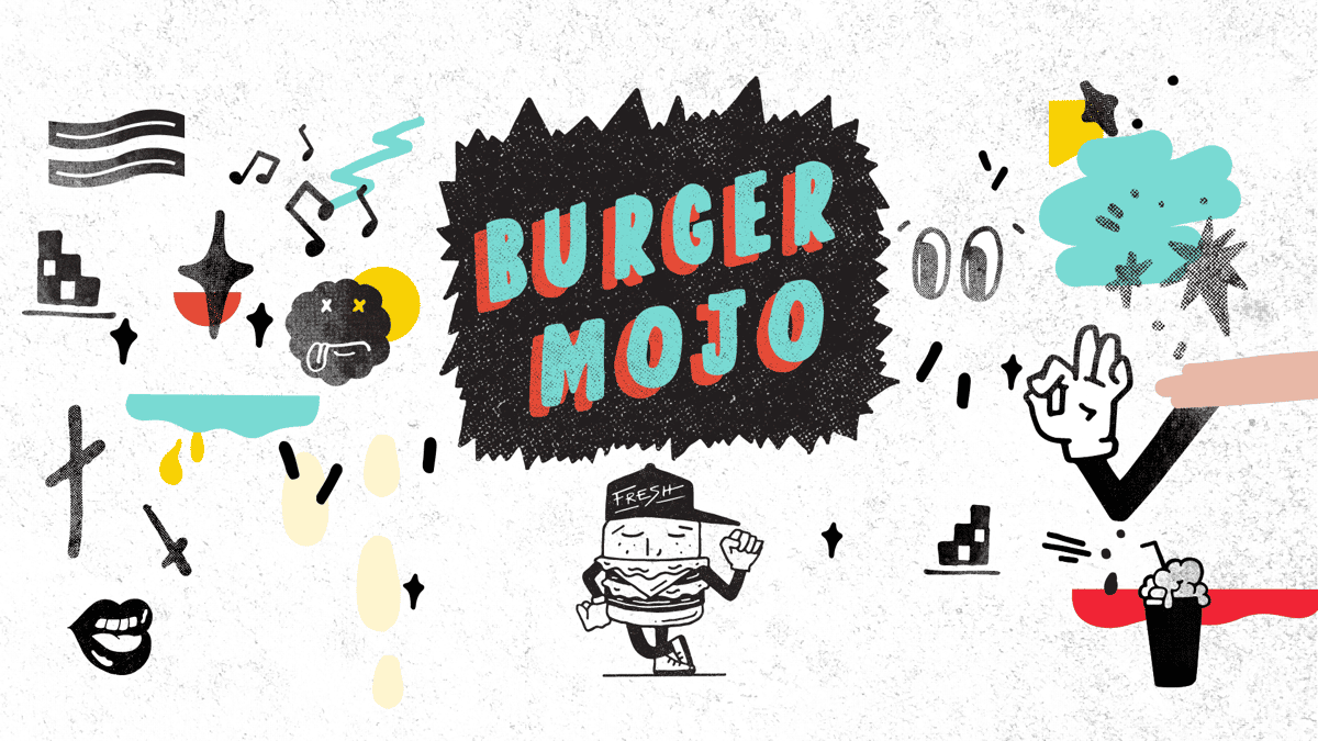 Burger Mojo illustrations