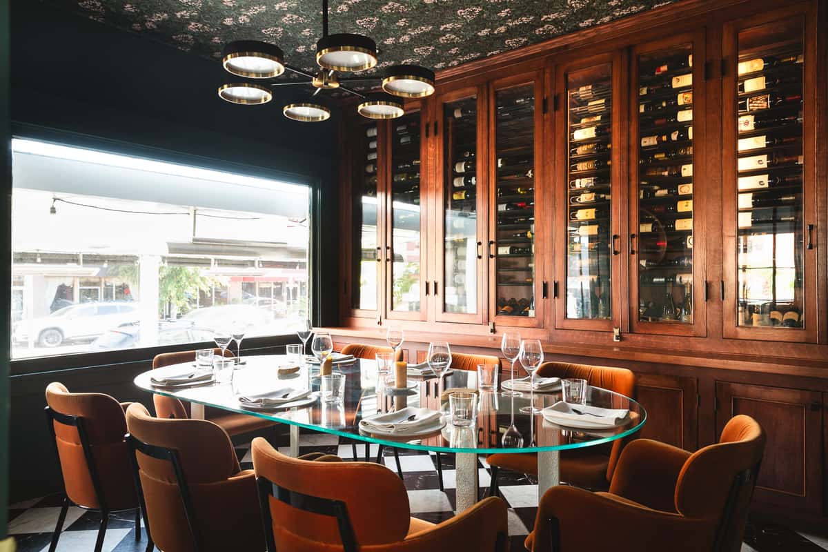 The Attic Supper Club out the window
