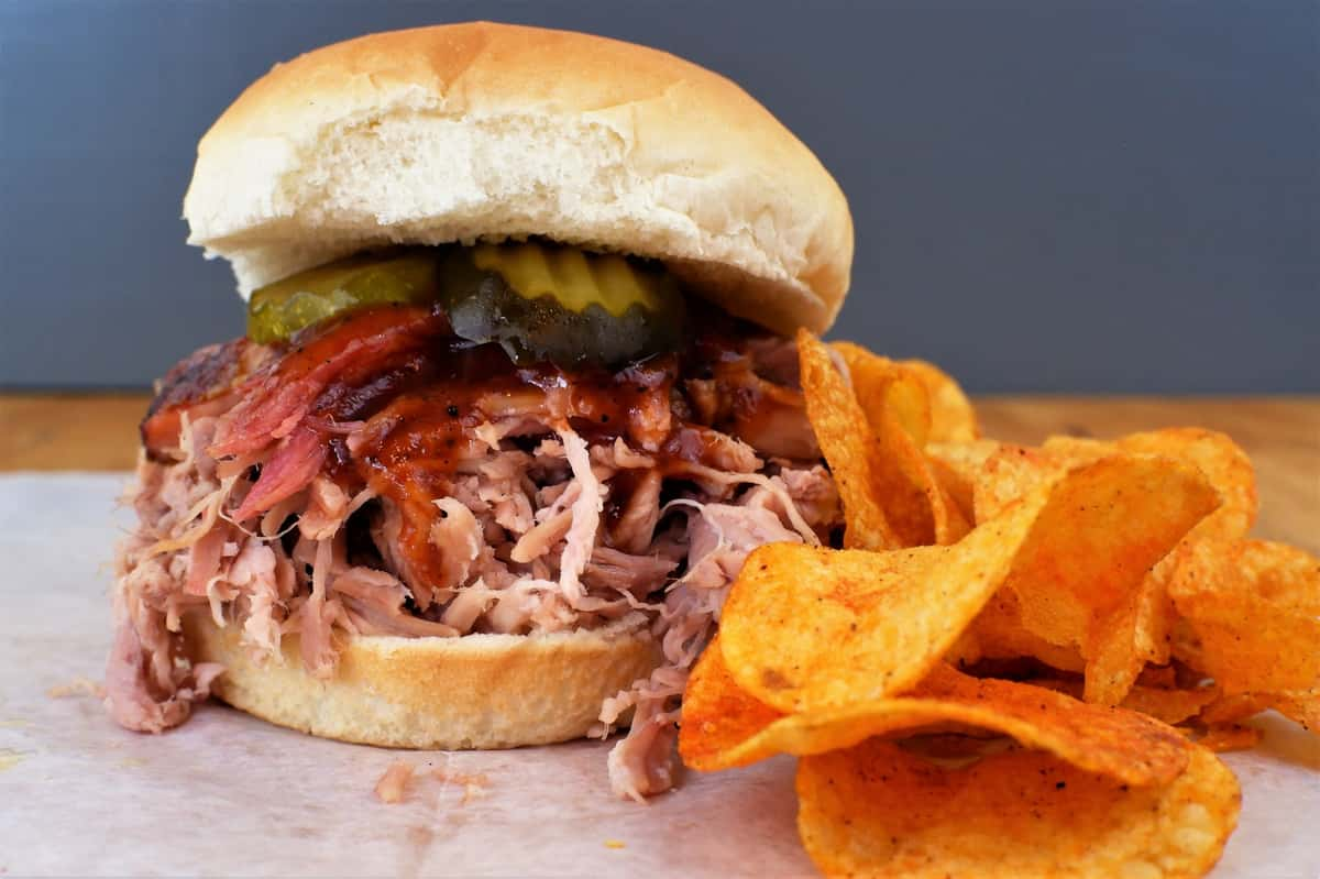 Bar-B-Q Pork Sandwich - Menu - Old Brick Pit Barbeque - Barbecue ...