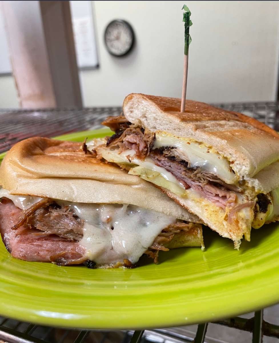 Tampa Cuban Bread Cuban Sandwich At Home Swiss Cheese Cuban