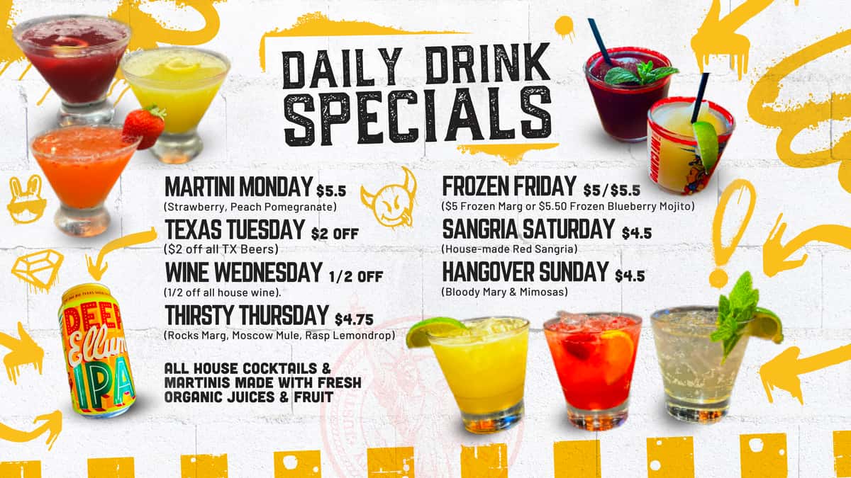 Daily Drink Specials