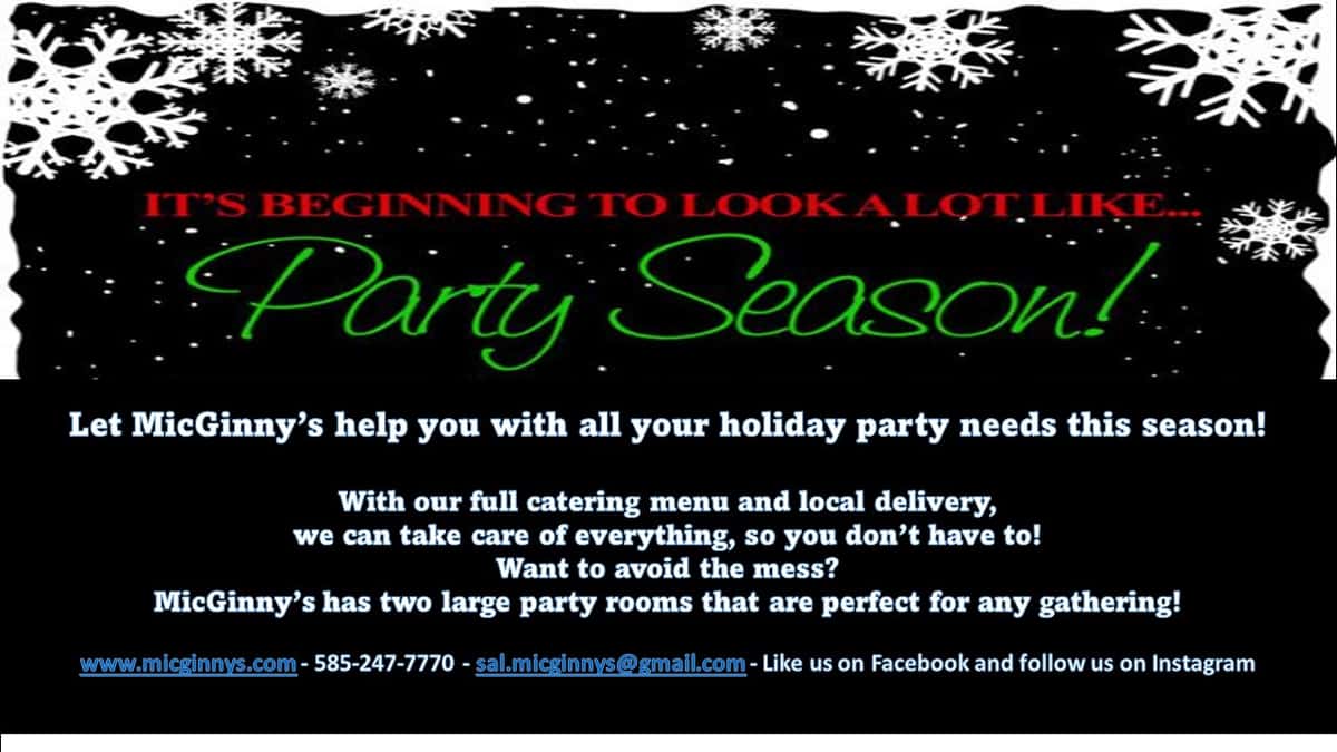 Holiday Party Flier 2022