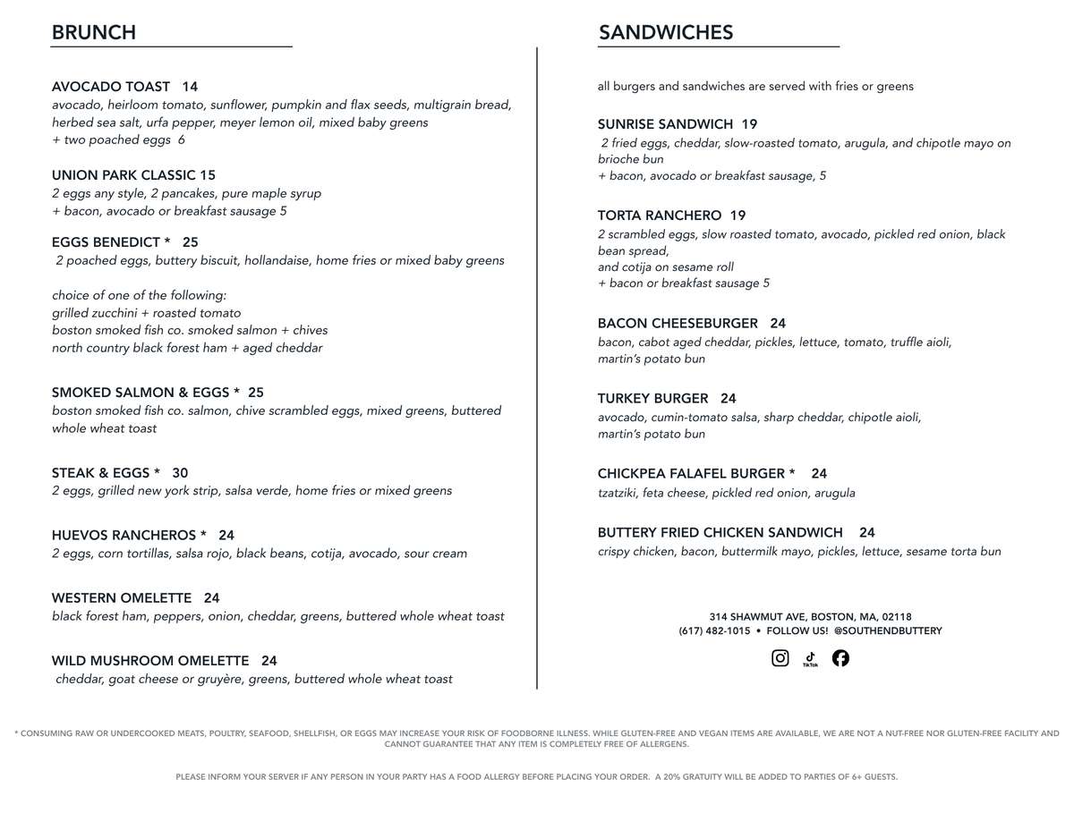 Brunch page 2