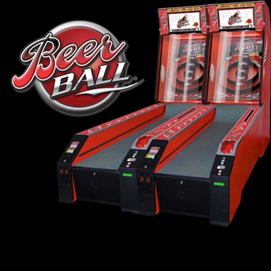 beer ball skee ball machine