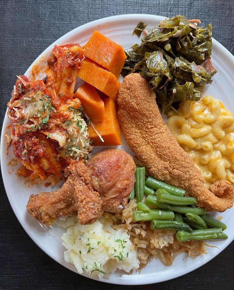 Brunch plate at neil st blues all you can eat soul food brunch buffet