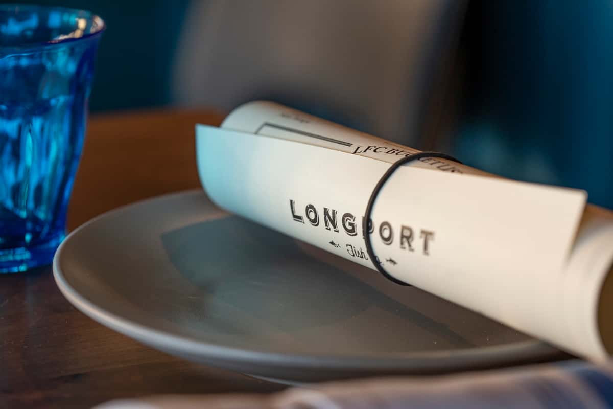 Longport menu