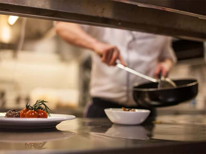 chef in kitchen