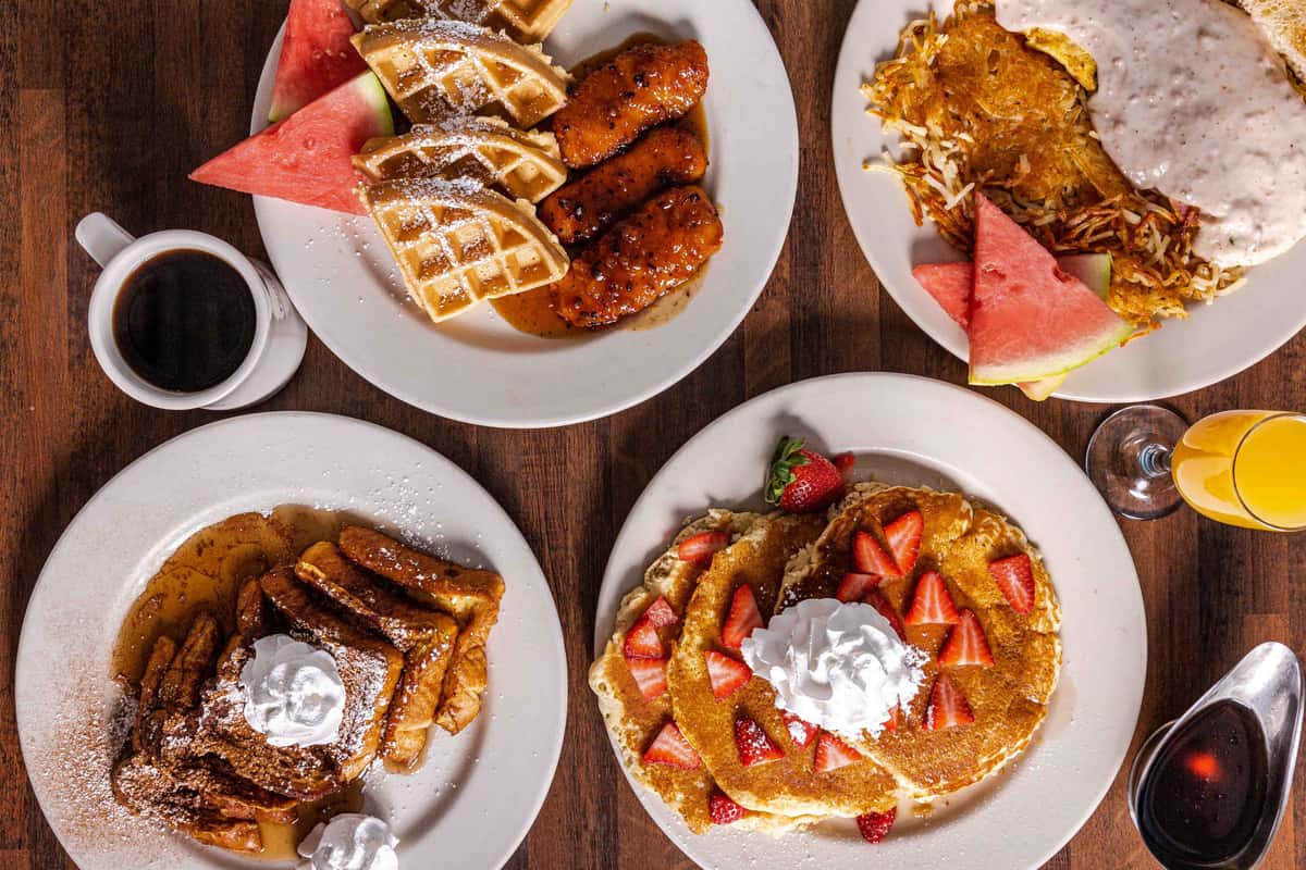 FRENCH TOAST, WAFFLE, OMELET, PANCAKES
