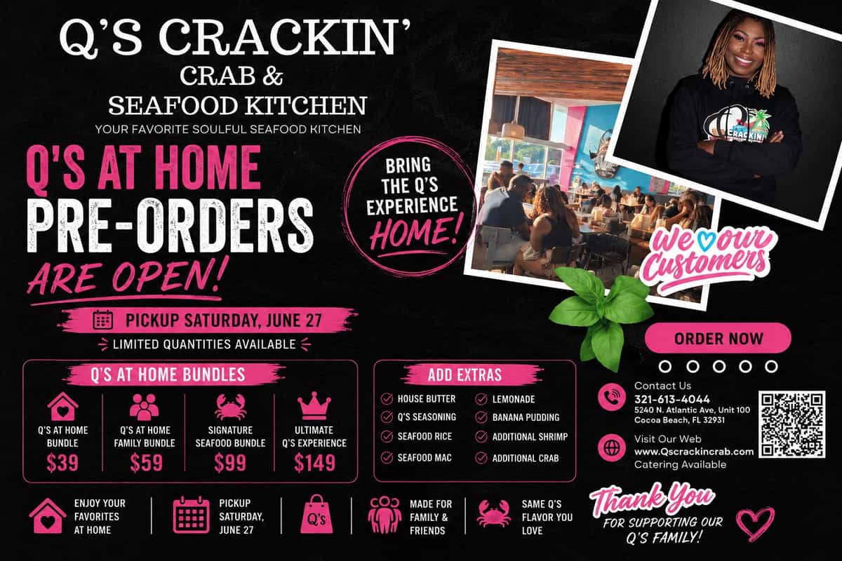 Q's At Home Pre-Order