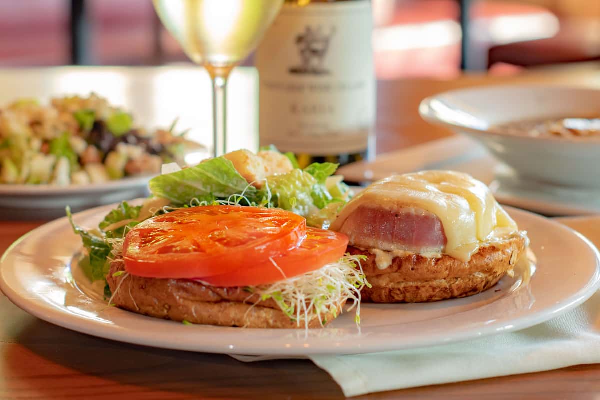 Salmon burger