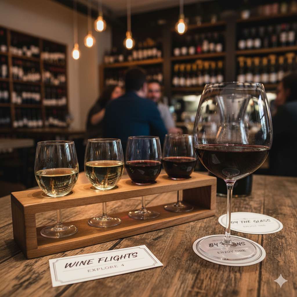 Wine Flights vs. Glasses What's Better for First-Time Wine Bar Visitors