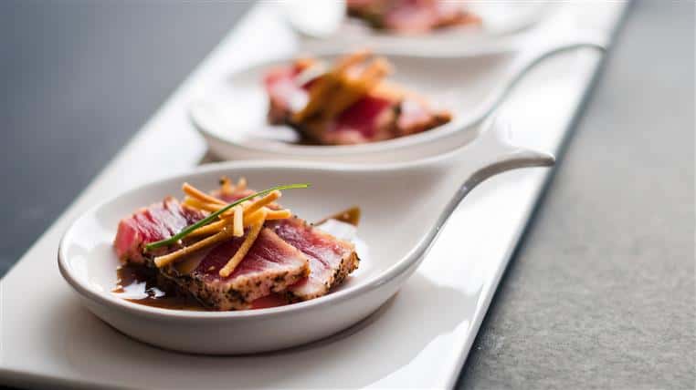 seared ahi appetizer