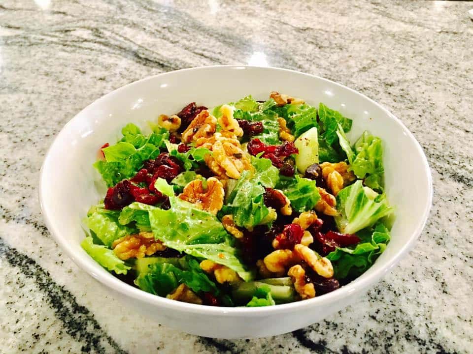 walnut cranberry salad