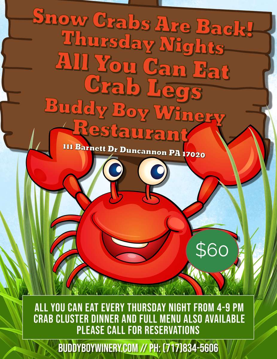 Thursday Night All You Can Eat Crab