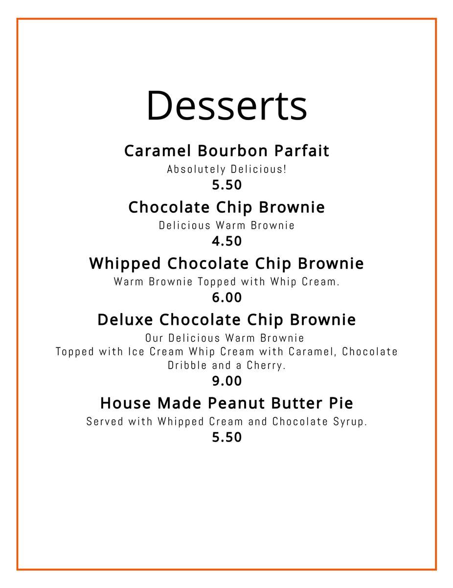 Desserts