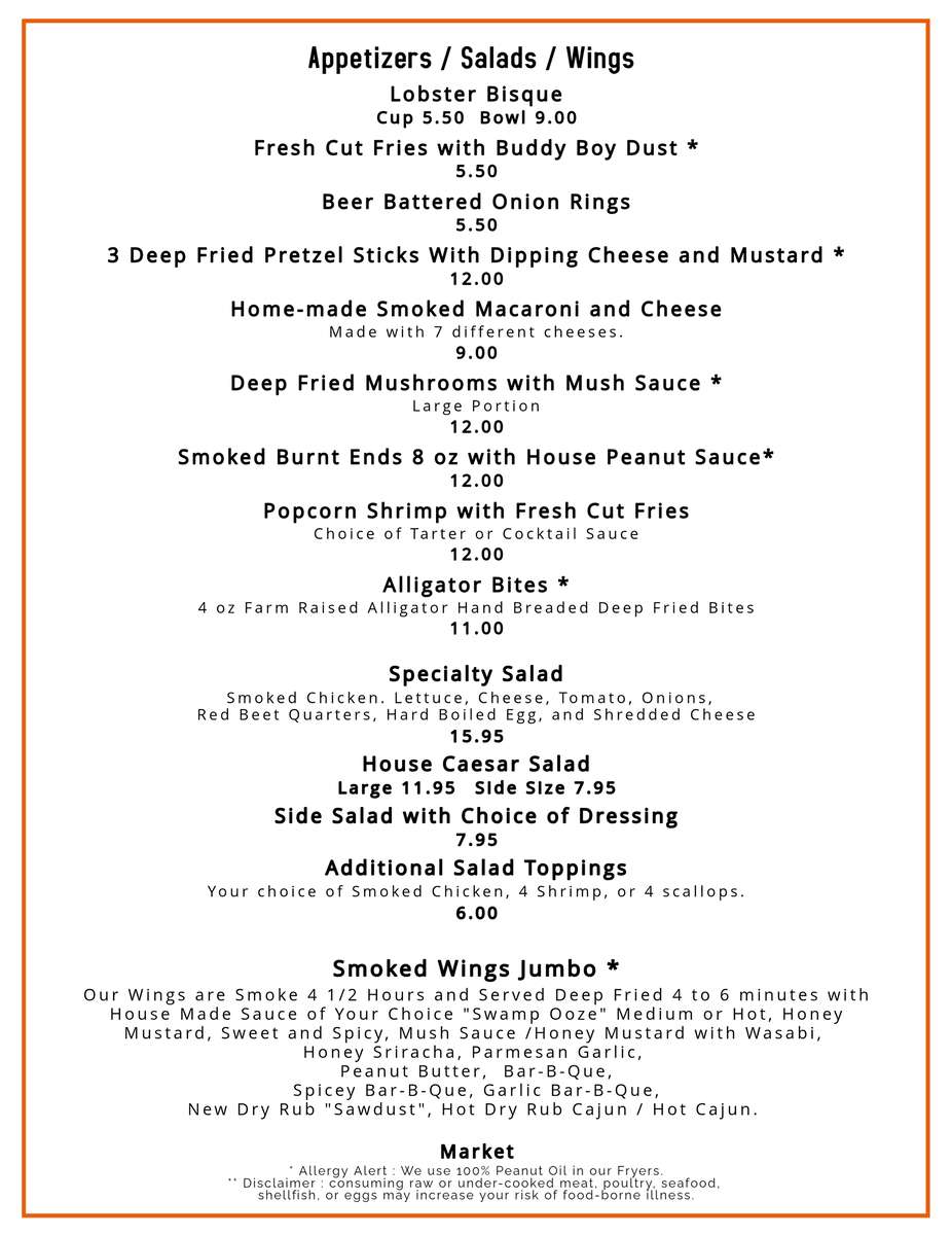 list of appetizers