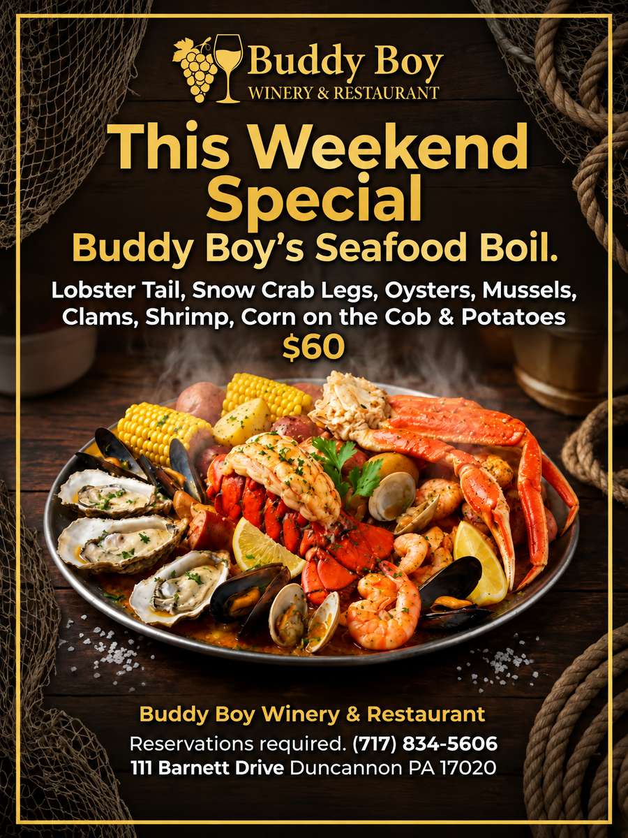 Seafood Boil Flyer