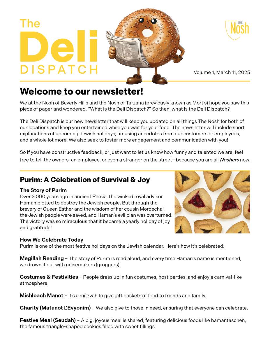 The Deli Dispatch Issue 1
