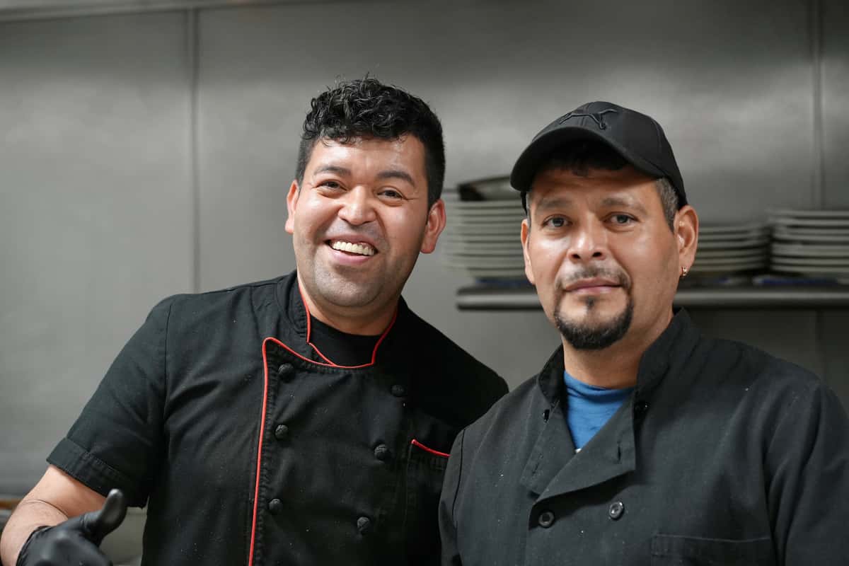 Chefs in kitchen
