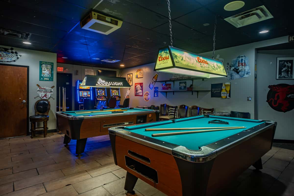 interior pool tables