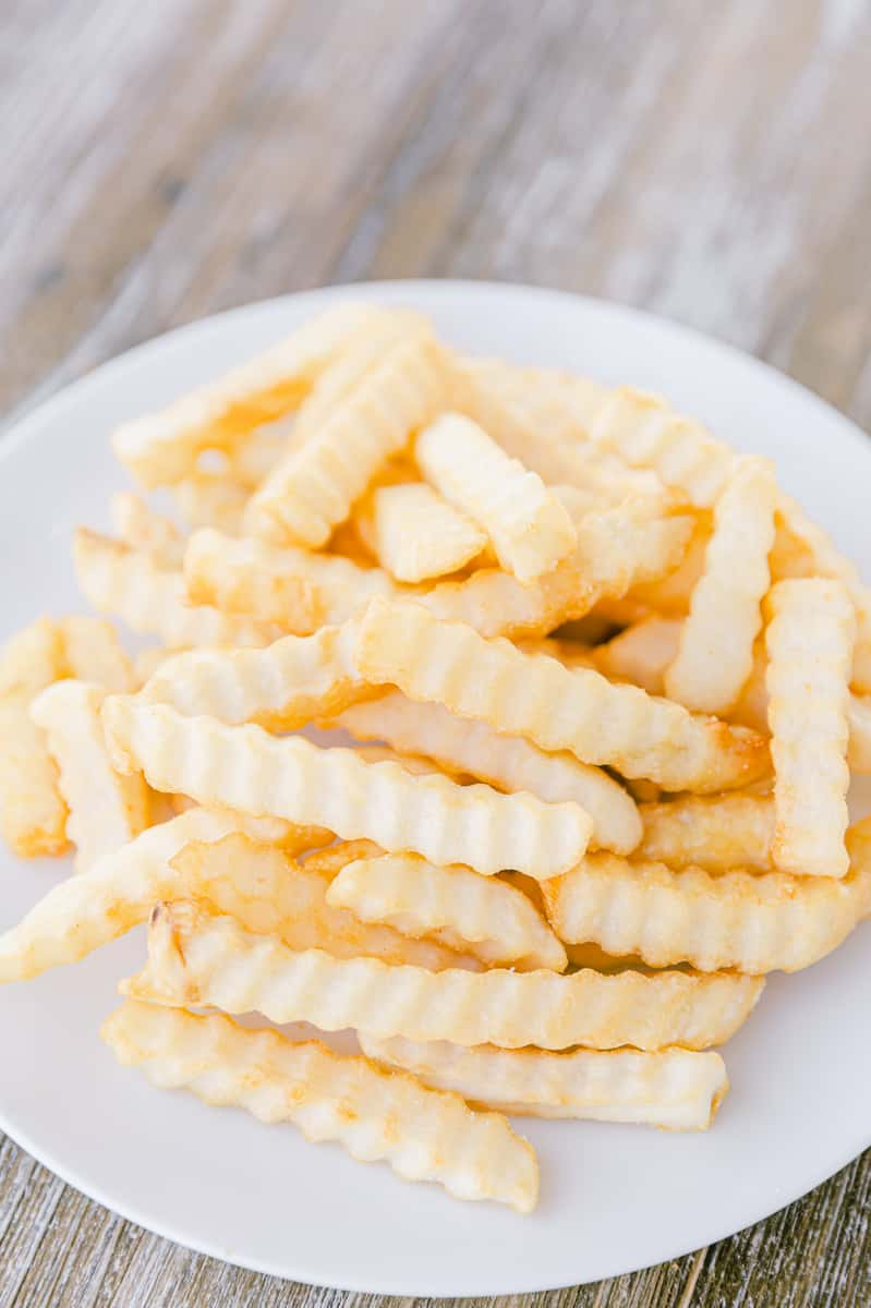 Crinkle Cut Fries, Our Menu