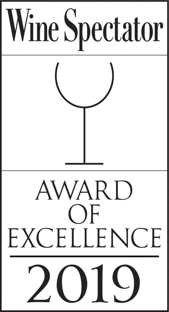 wine spectator award of excellence 2019
